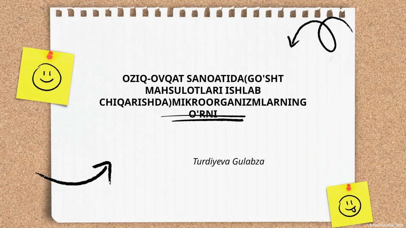 Go‘sht mahsulotlari mikrоbiologiyasi 1