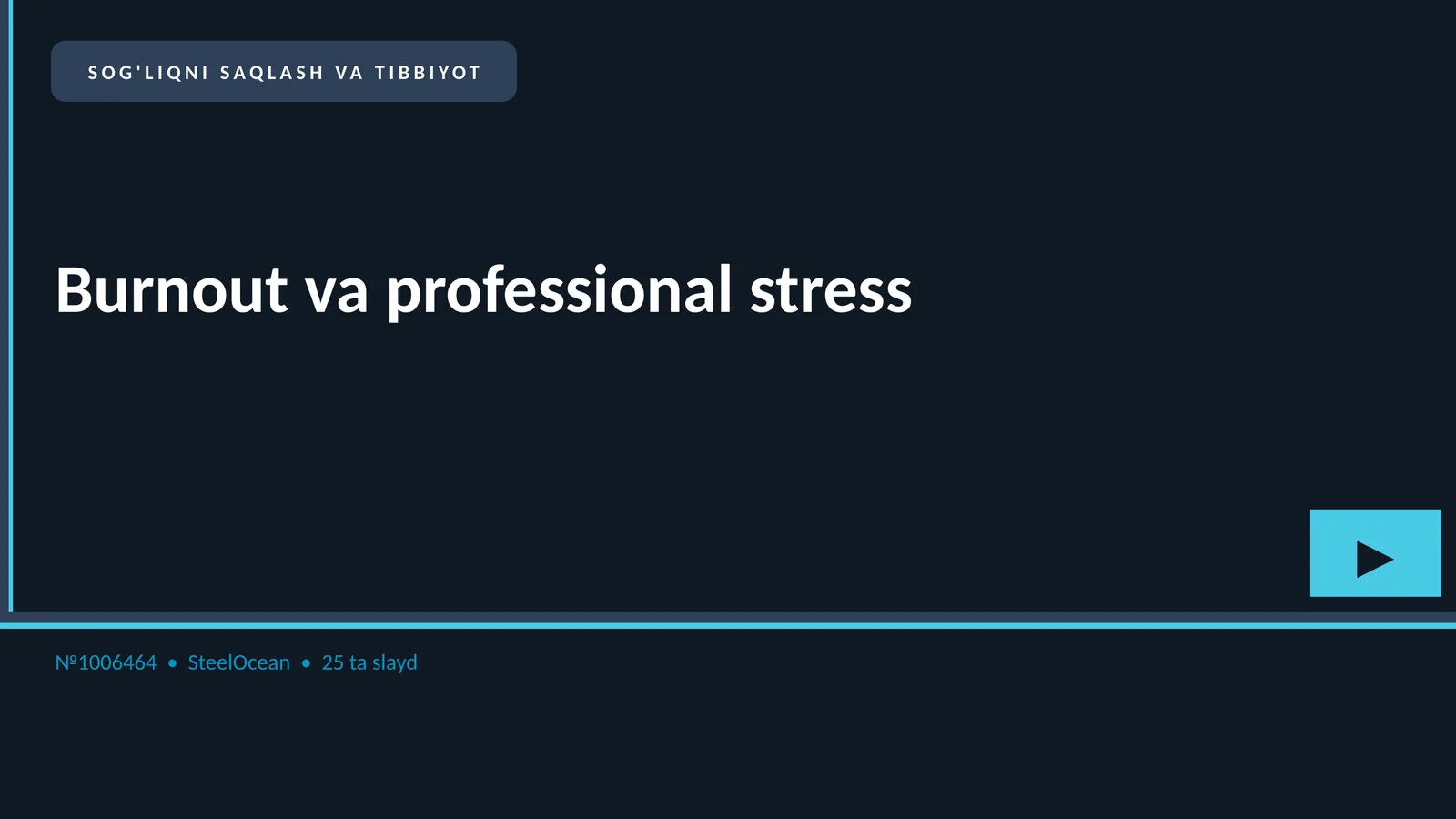 Burnout va professional stress 1