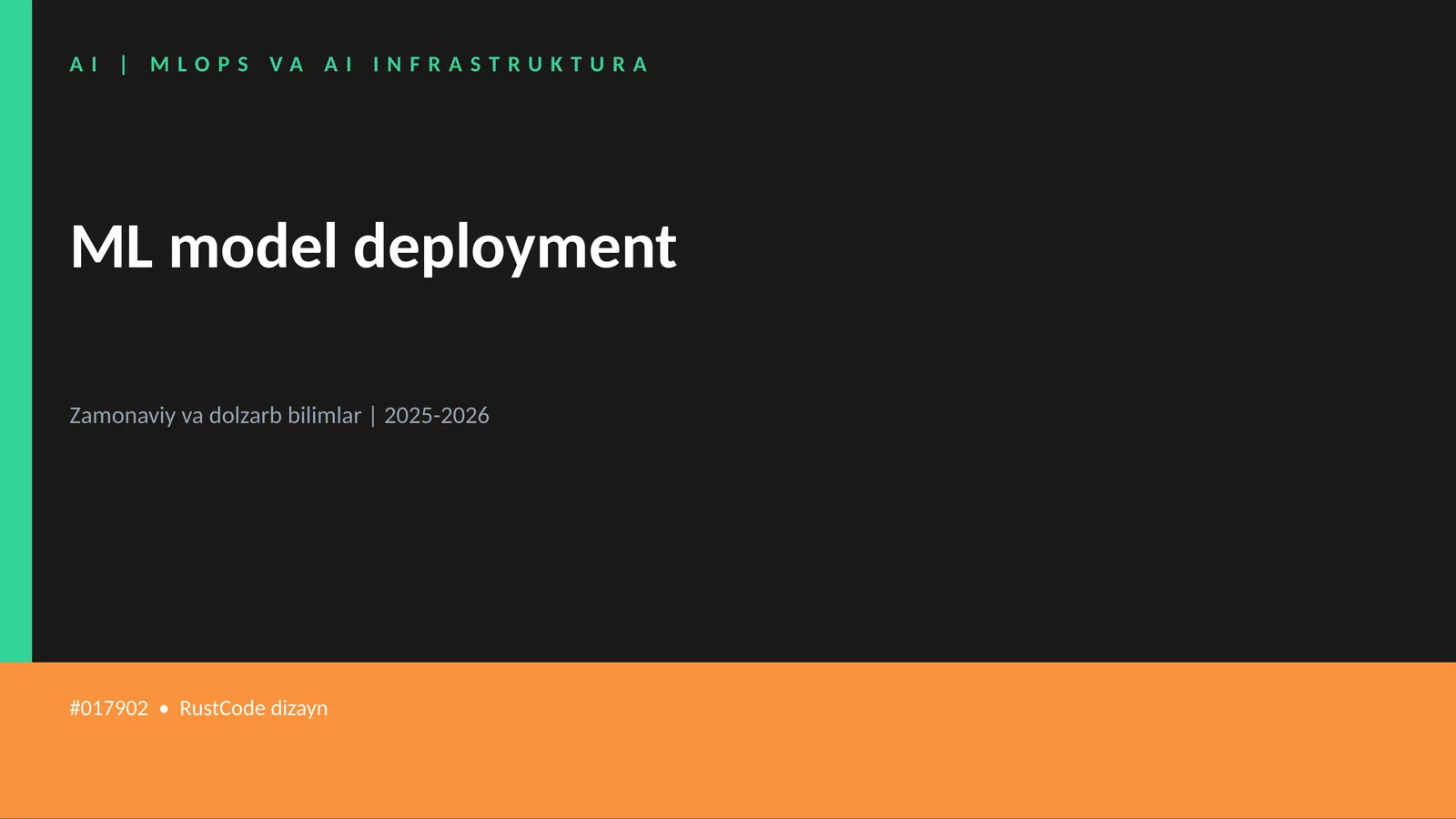 MLOPS VA AI INFRASTRUKTURA 1