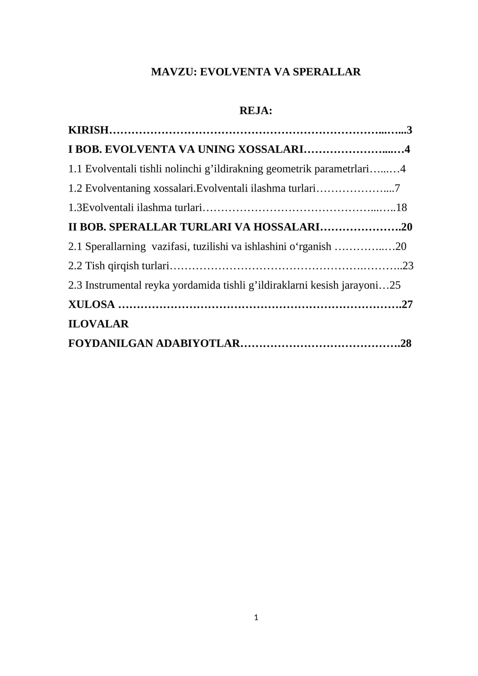 EVOLVENTA VA SPERALLAR 1