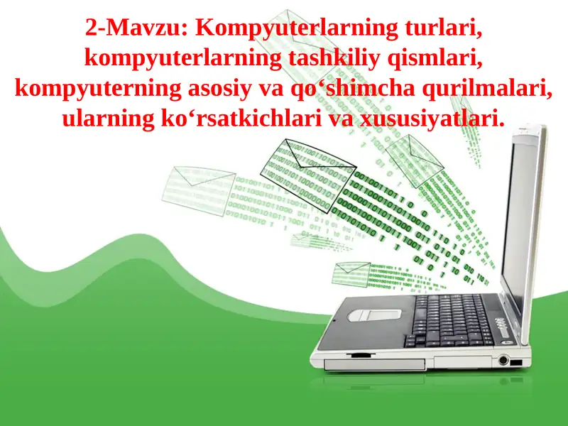Kompyuterlarning turlari 1