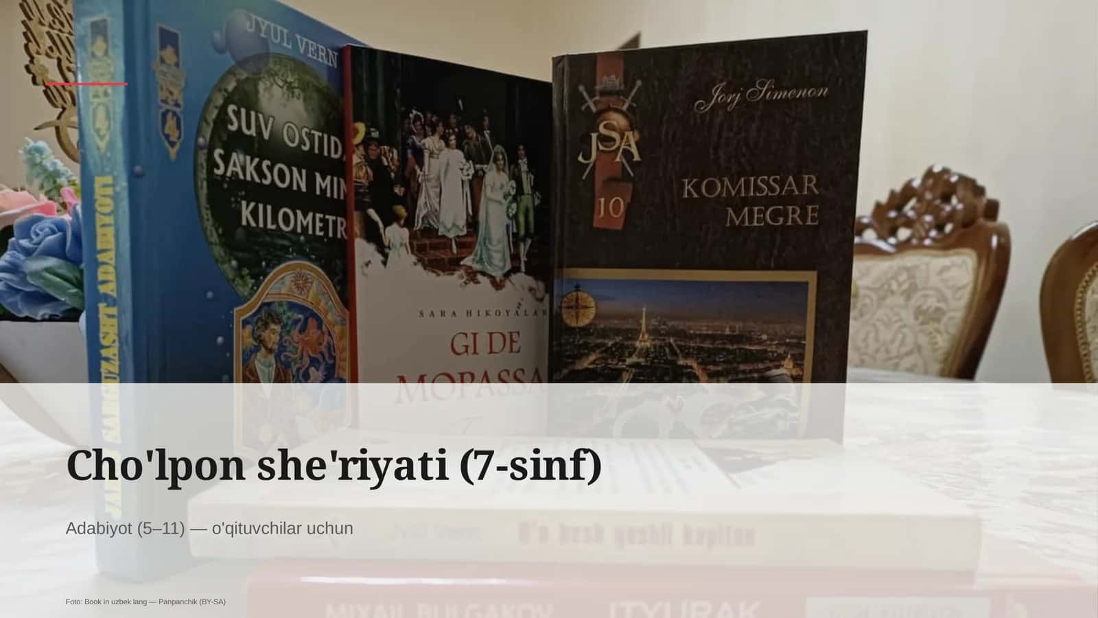 Cho'lpon she'riyati (7-sinf) 1