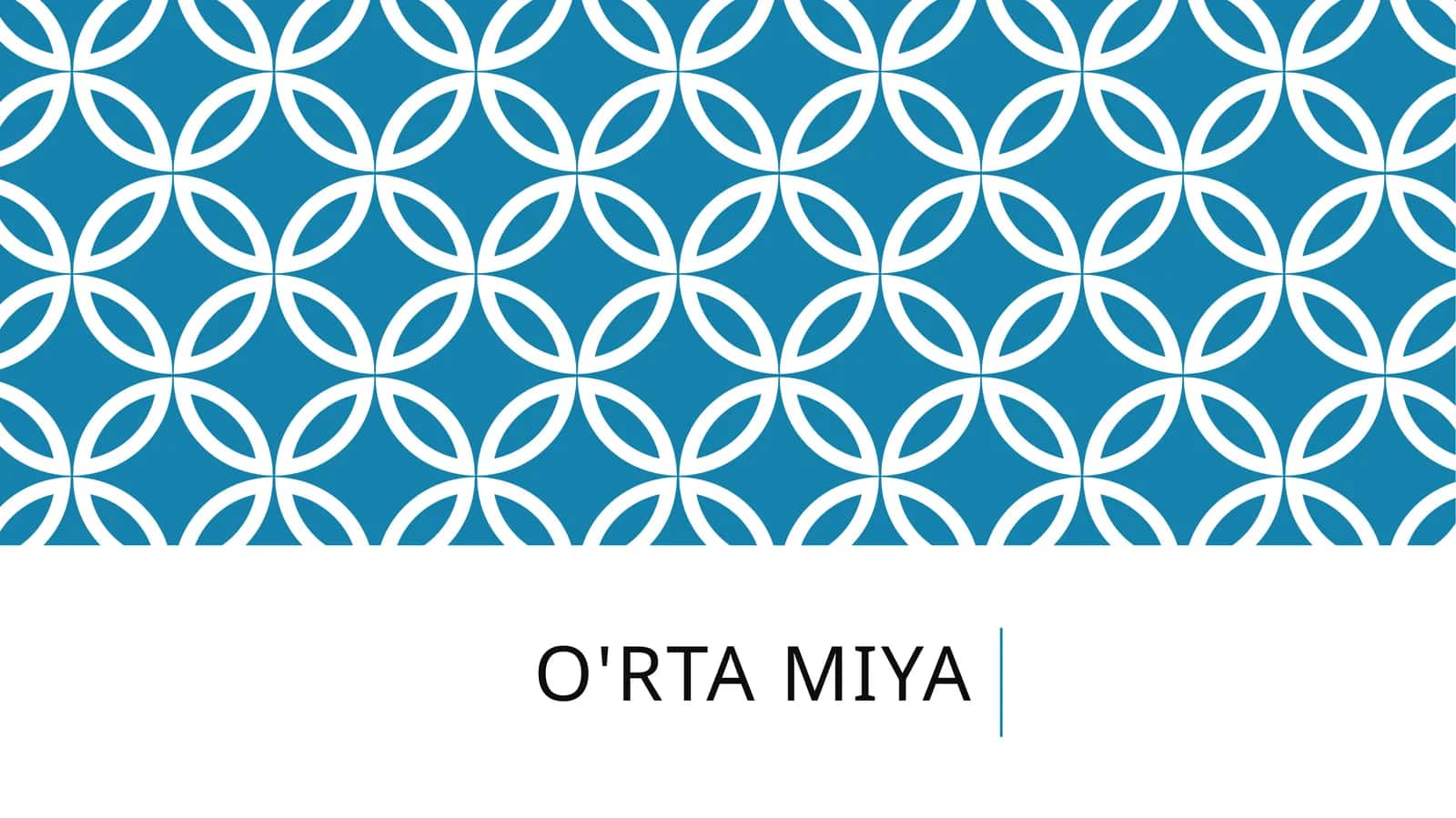 O'rta miya tuzilishi va funksiyalari 1