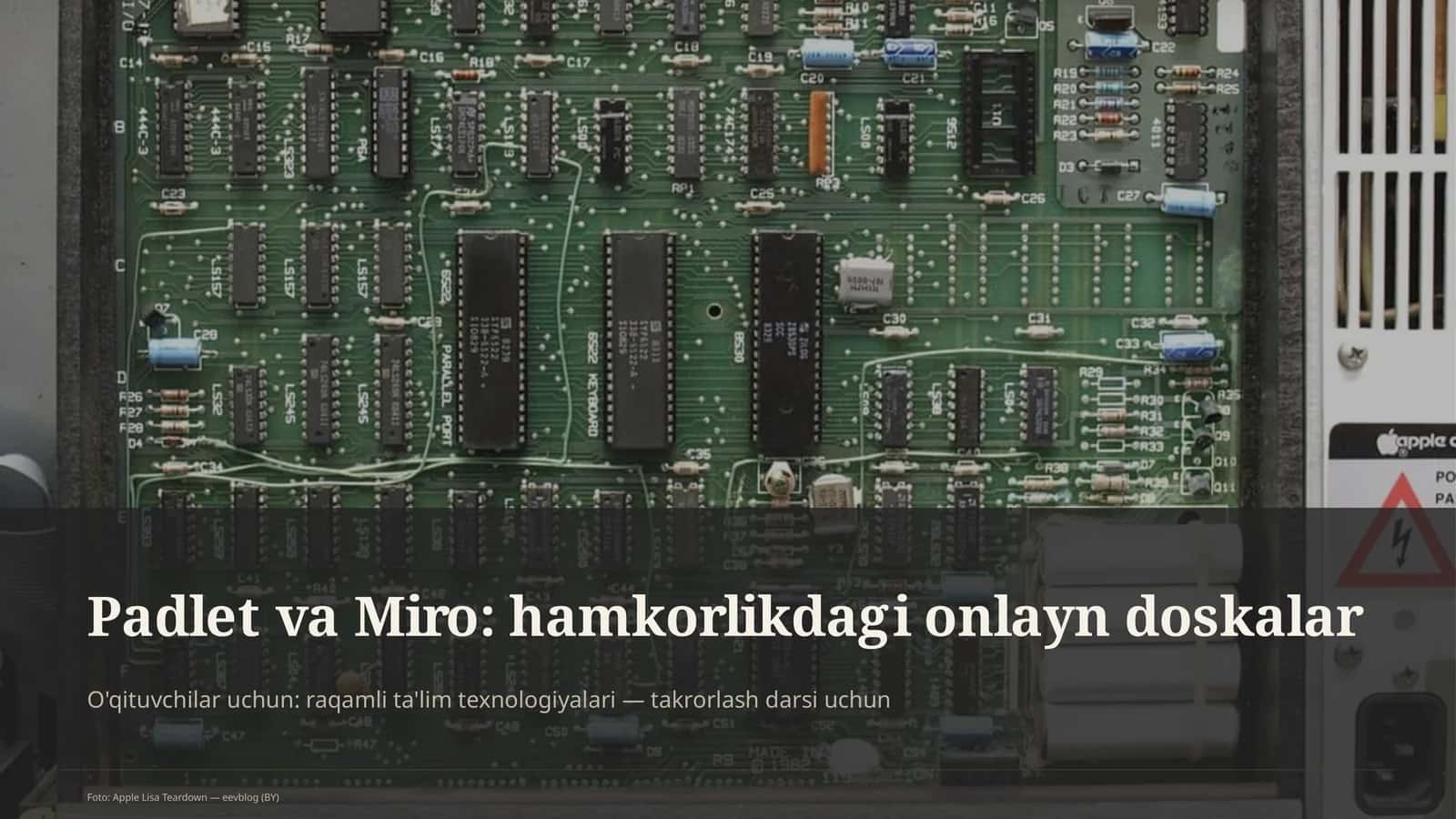 Padlet va Miro: hamkorlikdagi onlayn doskalar 1