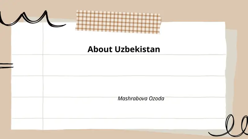 About Uzbekistan 1