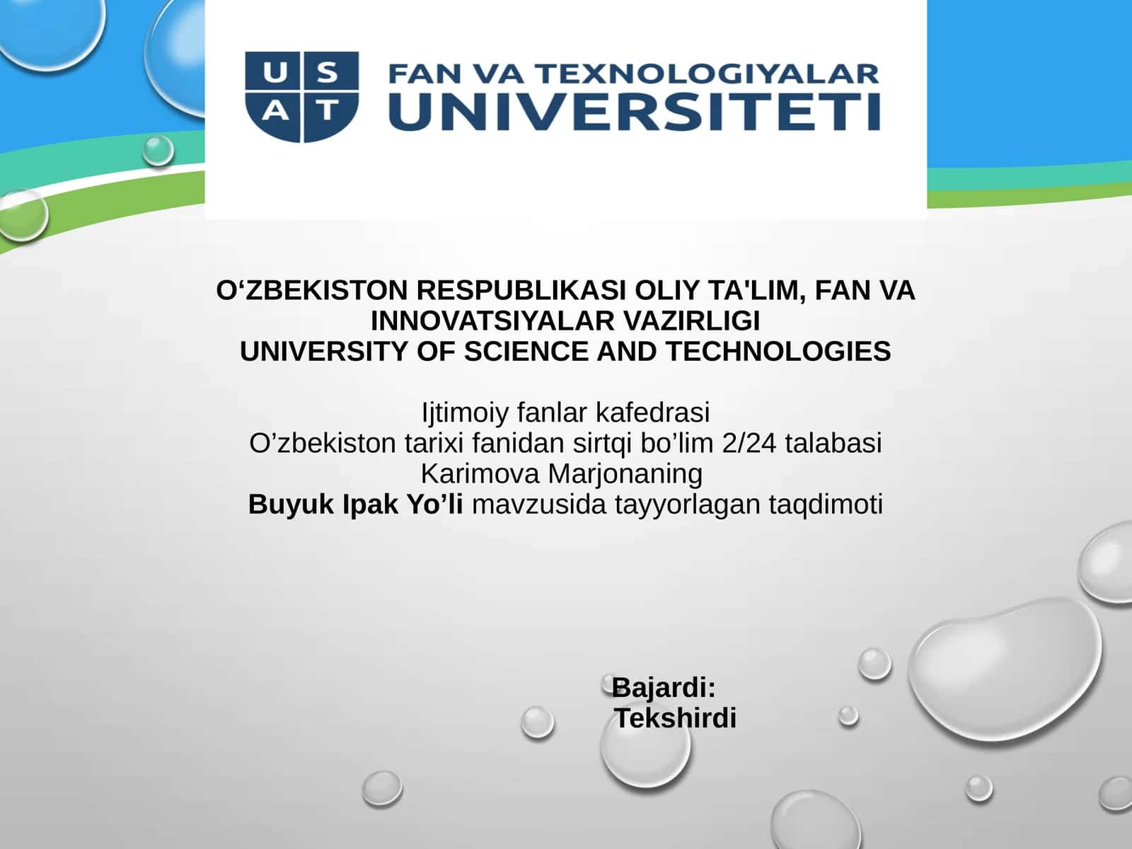 Buyuk Ipak Yo’li Tarixi 1