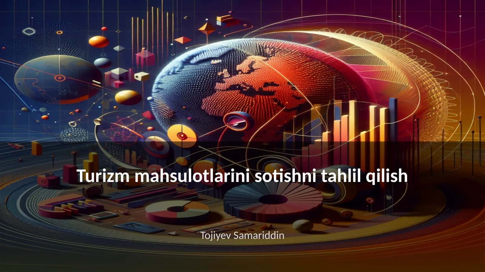 Turizm mahsulotlarini sotishni tahlil qilish 1