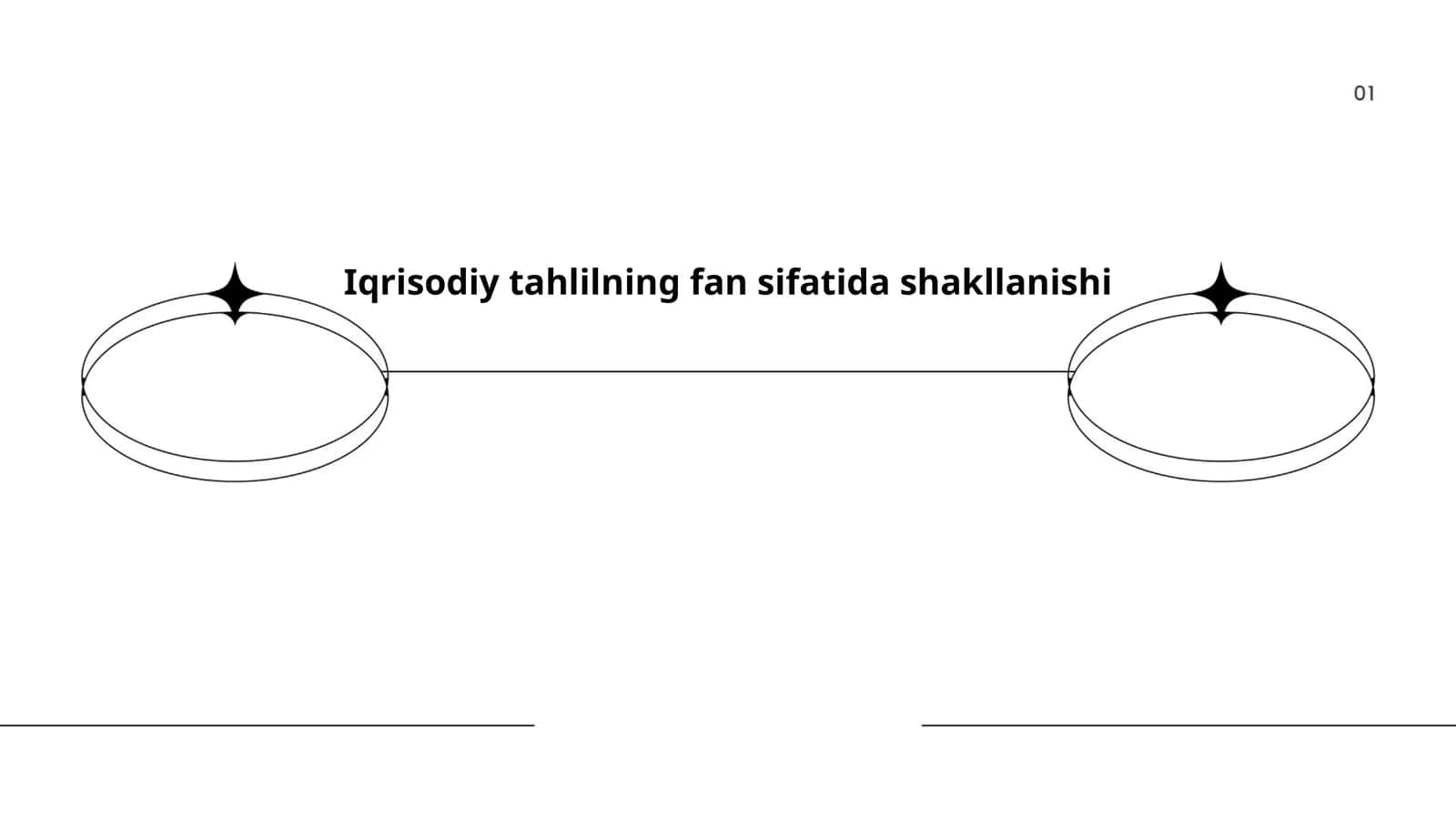 Iqtisodiy tahlilning fan sifatida shakllanishi 1