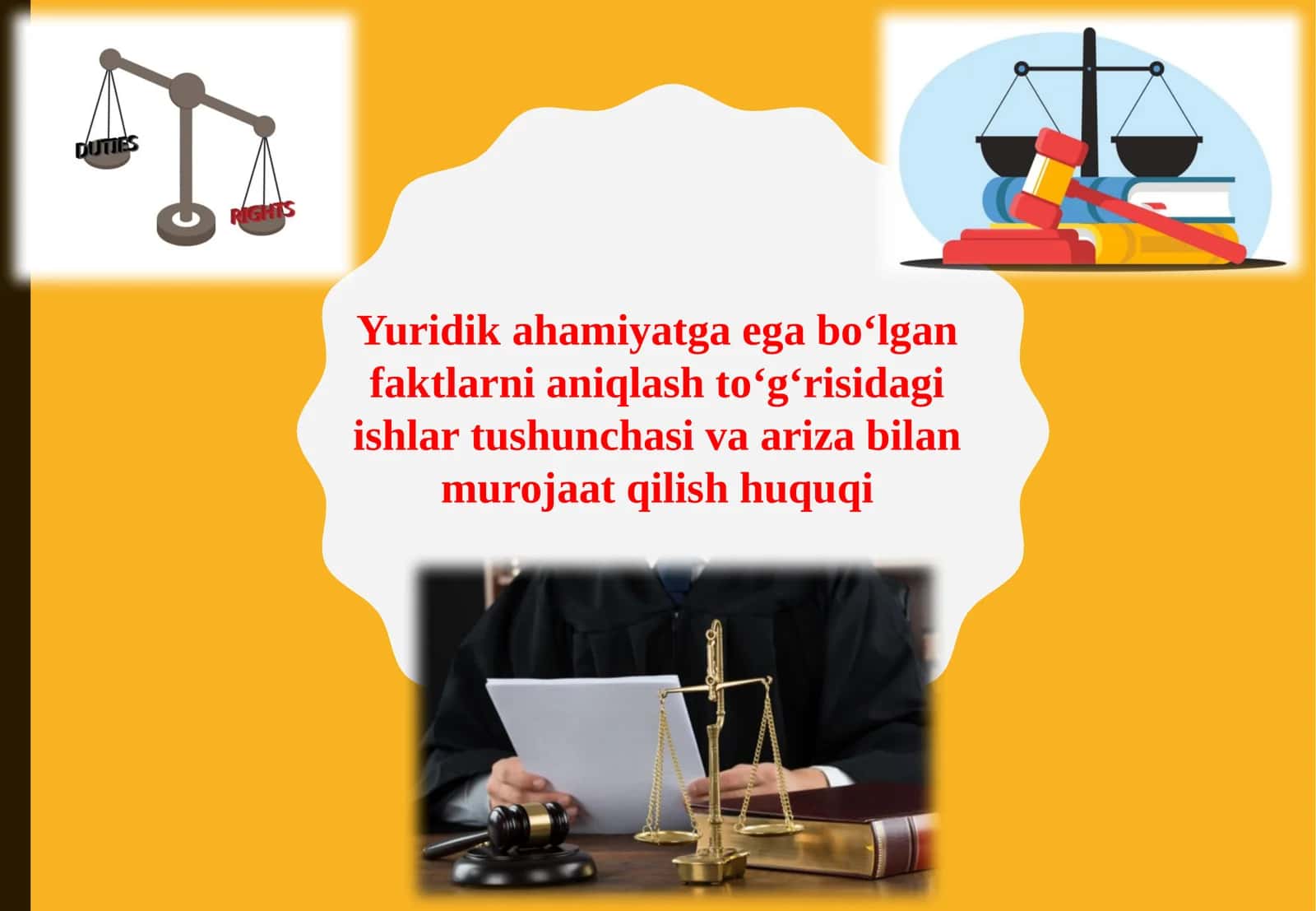 Yuridik ahamiyatga ega bo‘lgan faktlarni aniqlash to‘g‘risidagi ishlar tushunchasi 1
