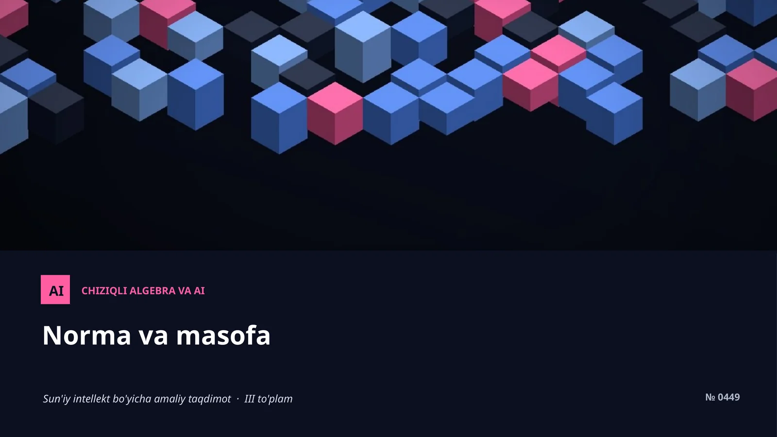 Norma va masofa 1