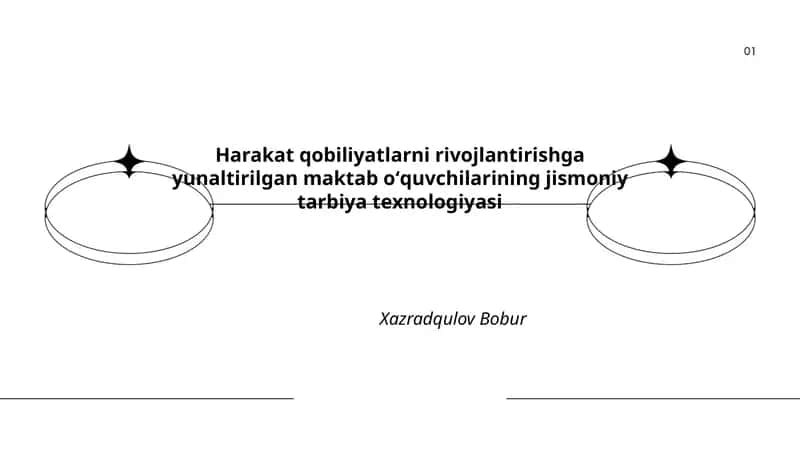 Harakat qobiliyatlarni rivojlantirishga yunaltirilgan maktab oʻquvchilarining jismoniy tarbiya texnologiyasi 1
