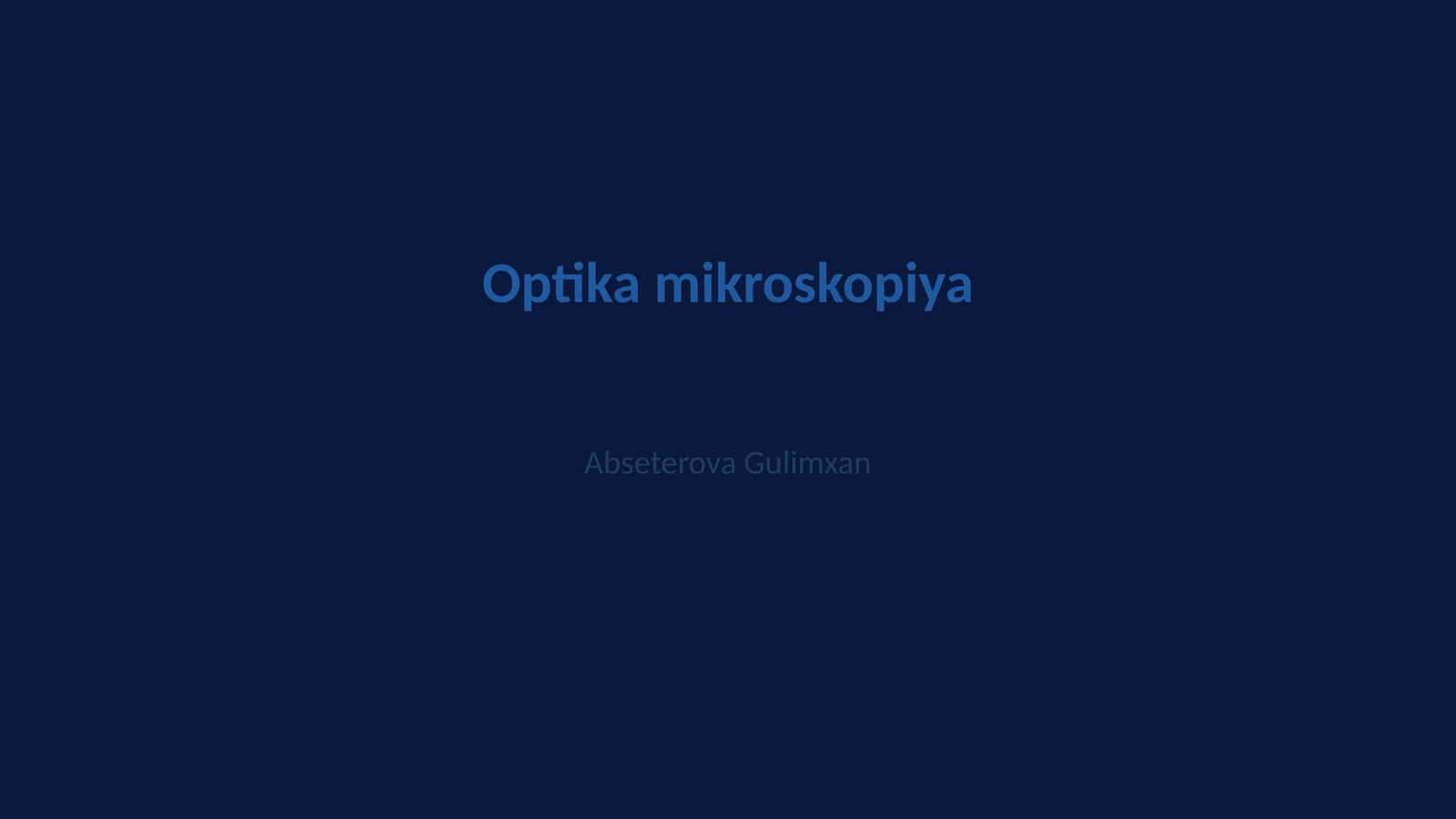 Optika mikroskopiya 1