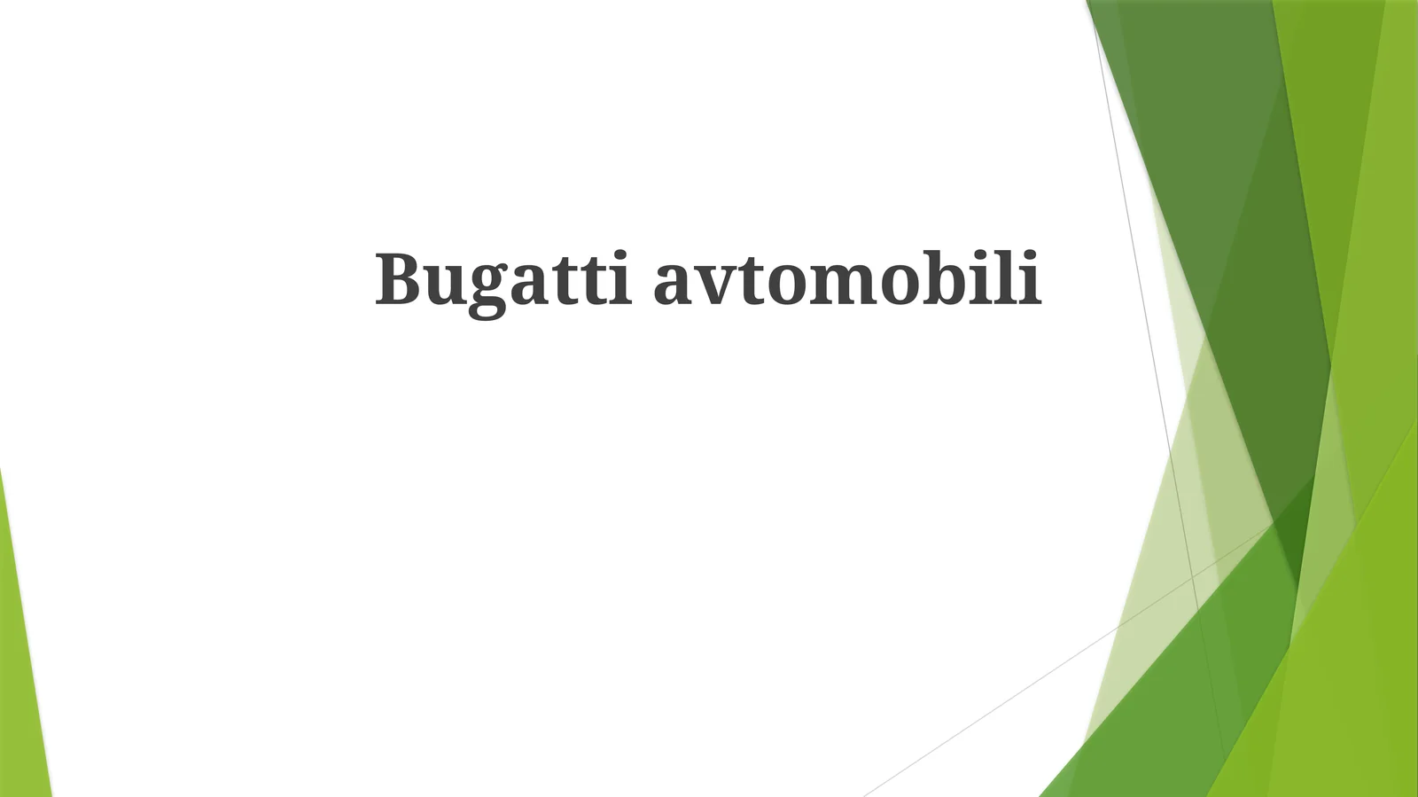 Bugatti avtomobili 1