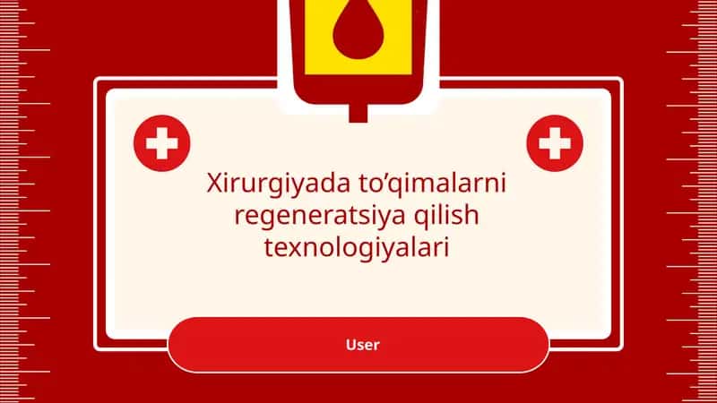 Xirurgiyada to’qimalarni regeneratsiya qilish texnologiyalari 1