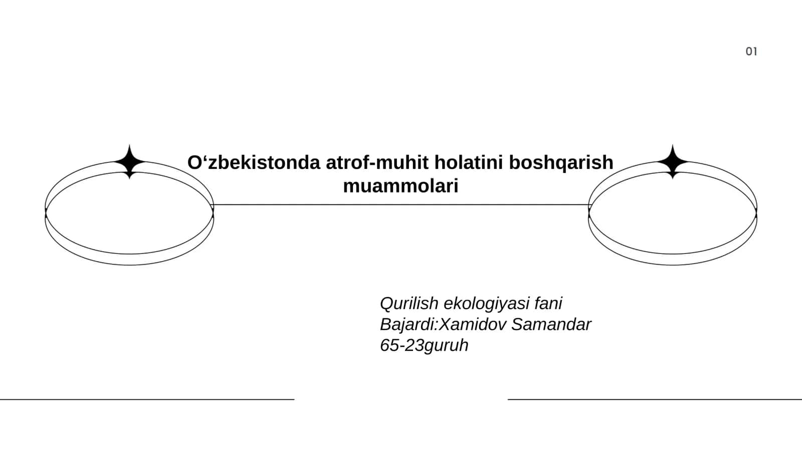 Oʻzbekistonda atrof-muhit holatini boshqarish muammolari 1