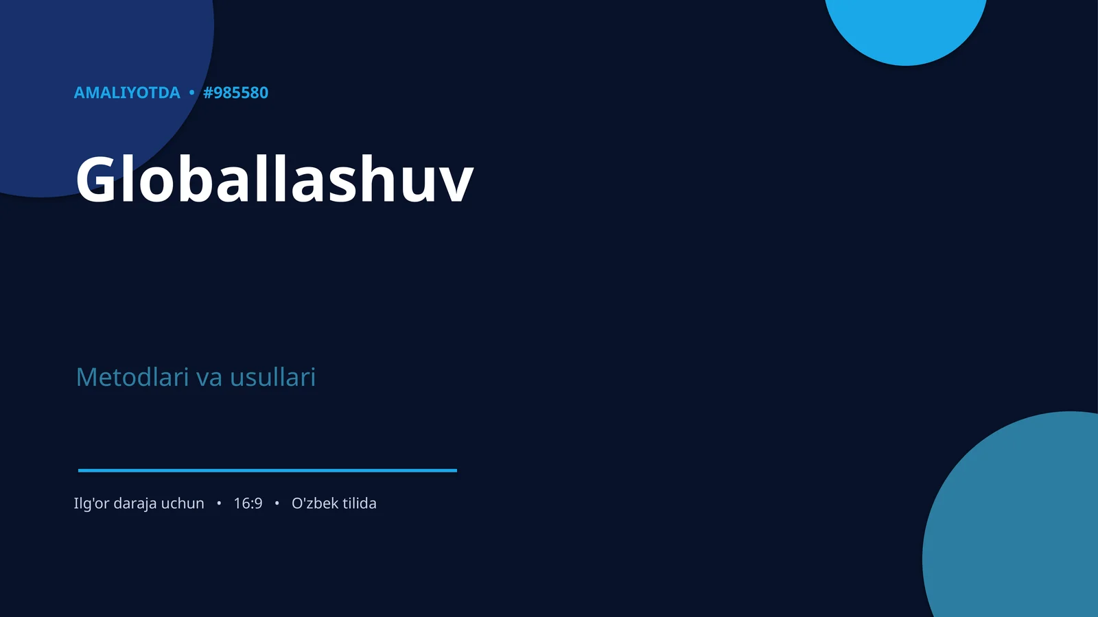Globallashuv 1