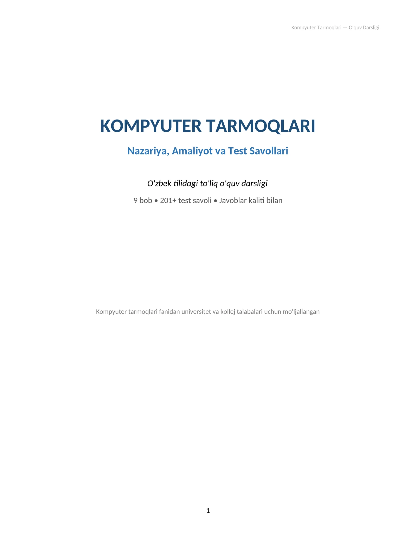 Kompyuter_Tarmoqlari_Darslik 1
