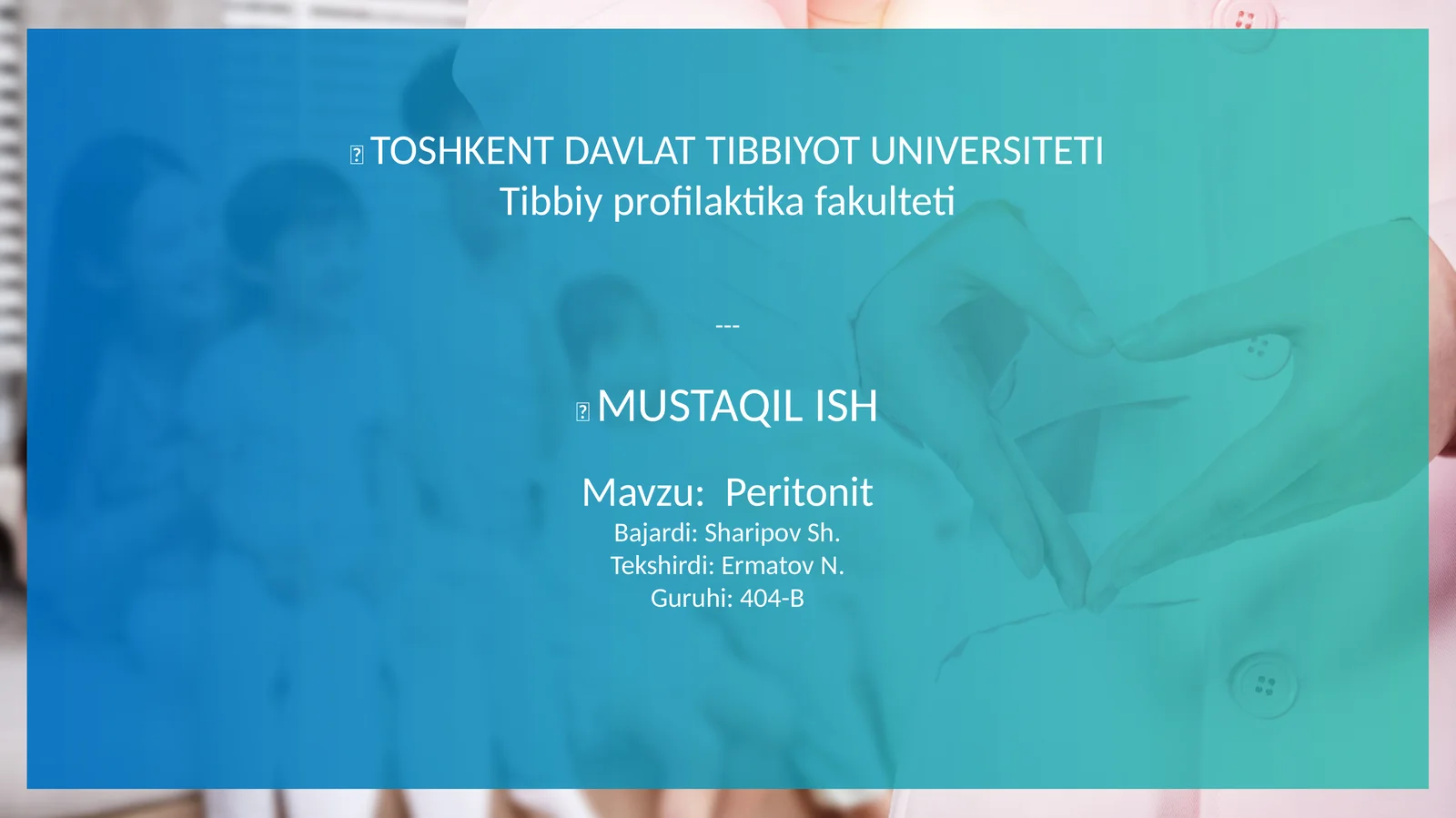 Peritonit 1
