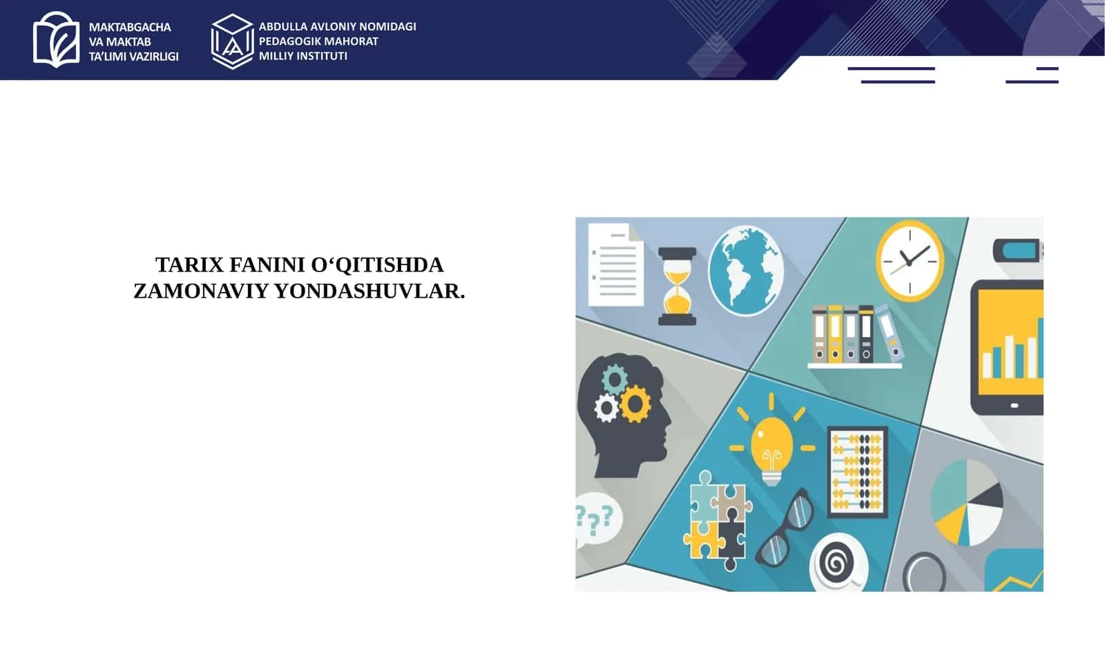 TARIX FanIni o‘qitishda zamonaviy yondashuvlar. 1