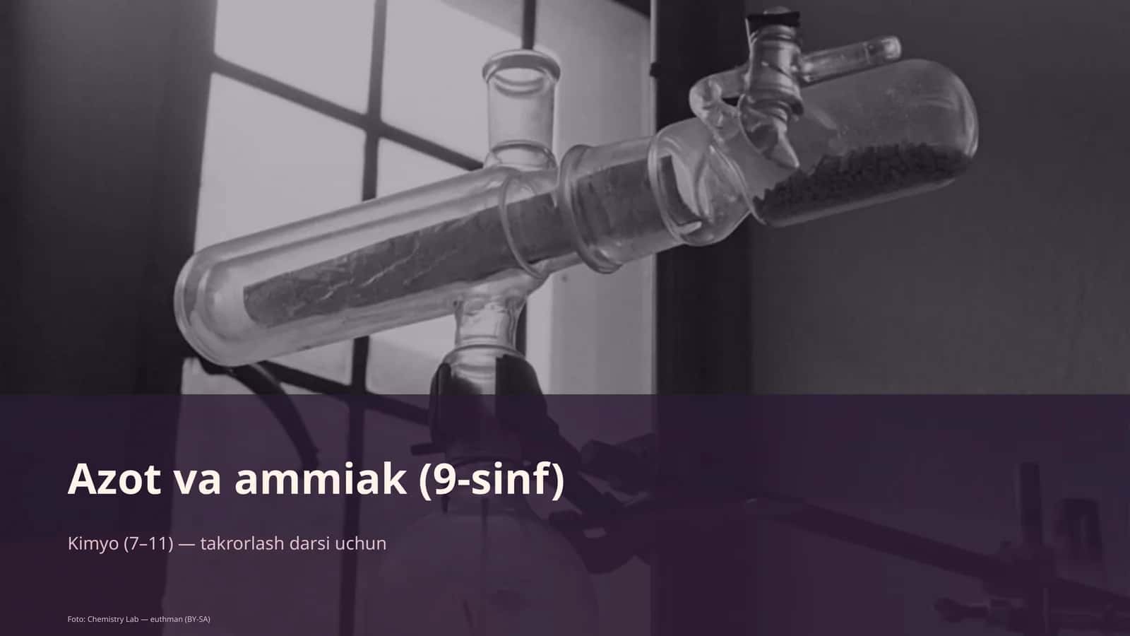 Azot va ammiak (9-sinf) 3
