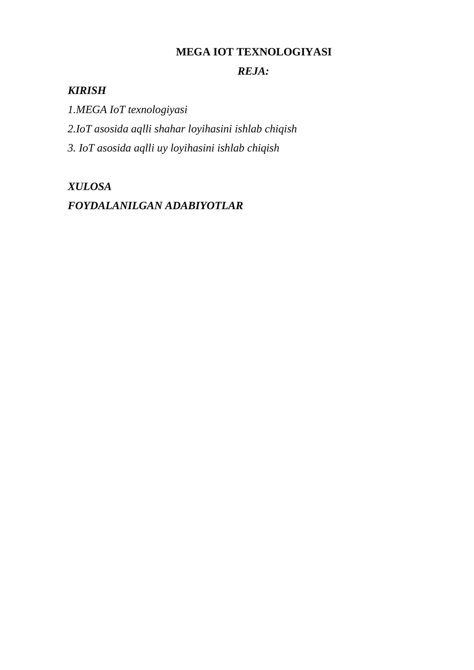 MEGA IOT TEXNOLOGIYASI 1