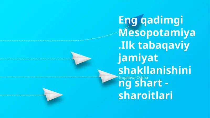 Qadimgi Mesopotamiya: Geografik muhit va resurslar