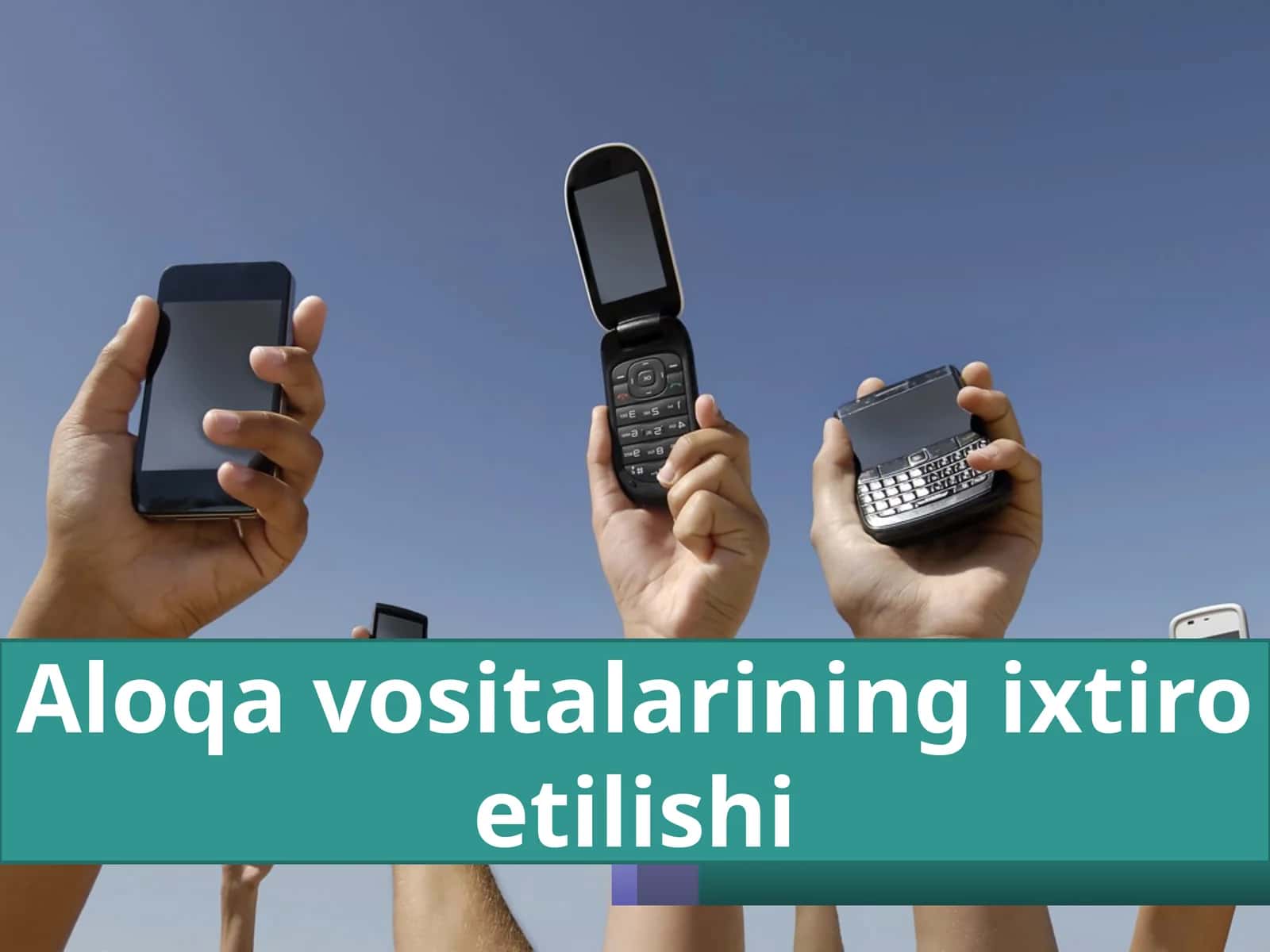 Aloqa vositalarining ixtiroetilishi 1