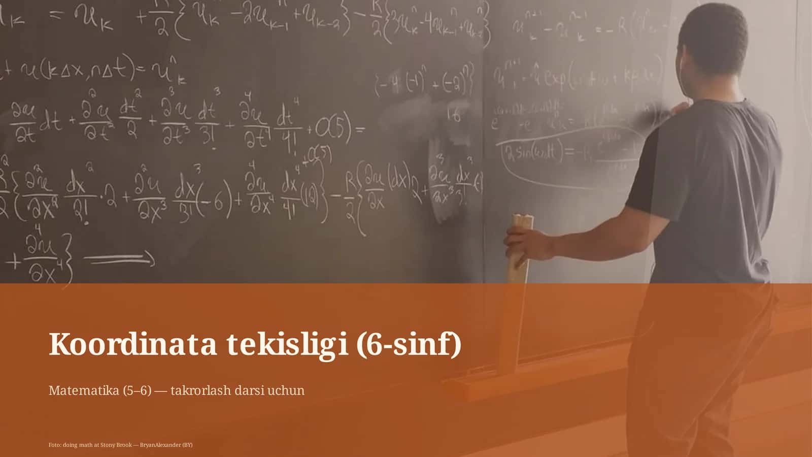 Koordinata tekisligi (6-sinf) 1