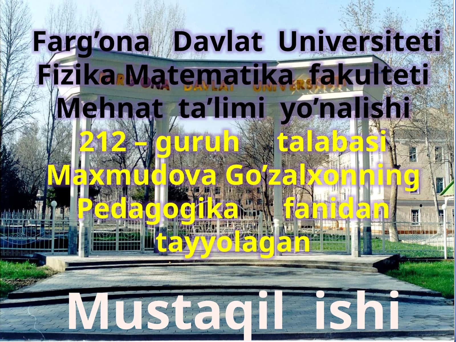 Ta'lim jarayoni yaxlit tizim sifatida 1