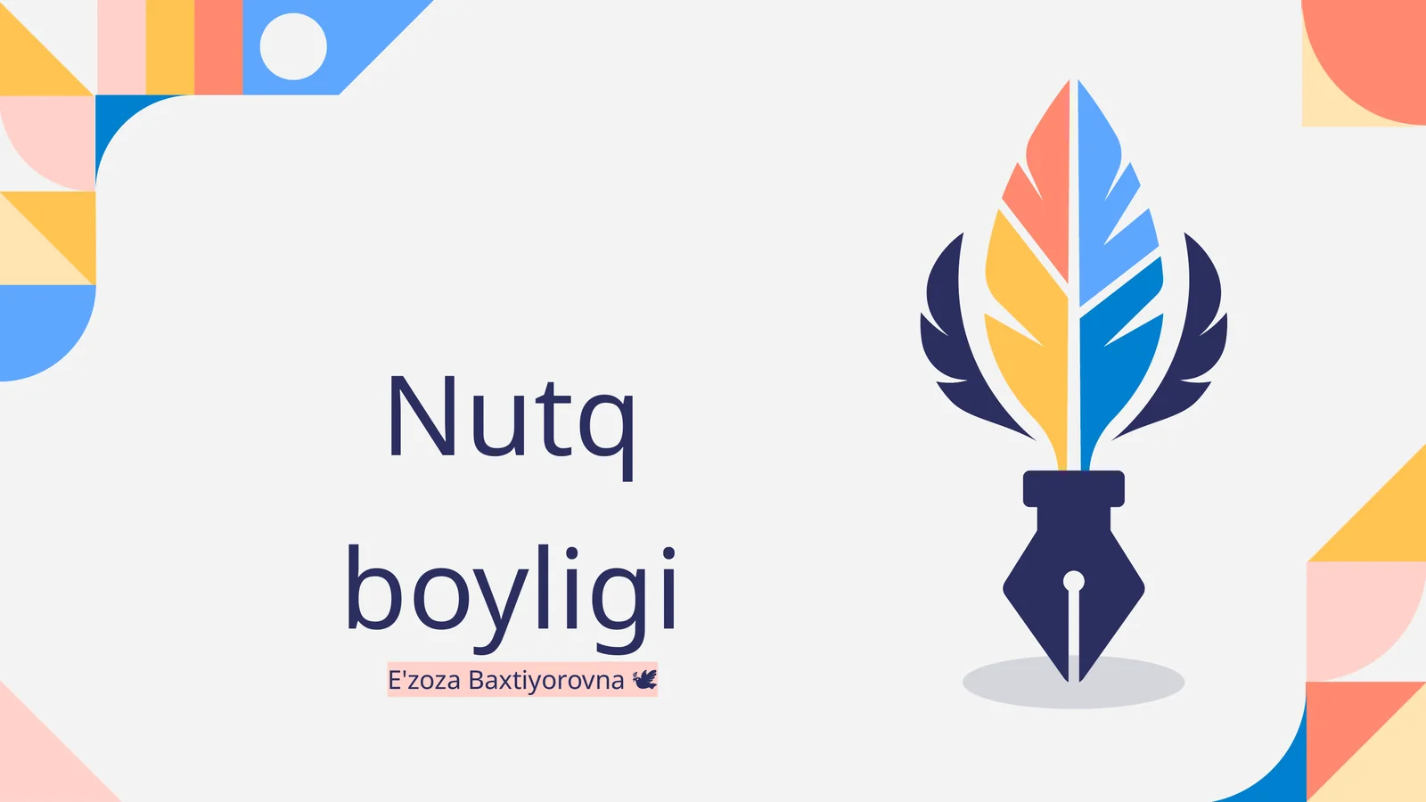 Nutq boyligi 1