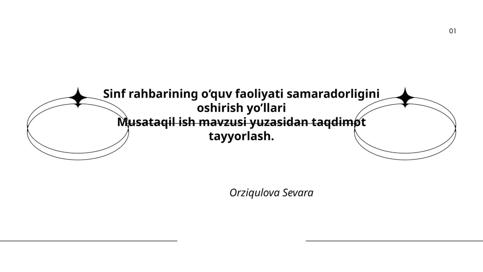 Musataqil ish mavzusi yuzasidan taqdimot tayyorlash 1