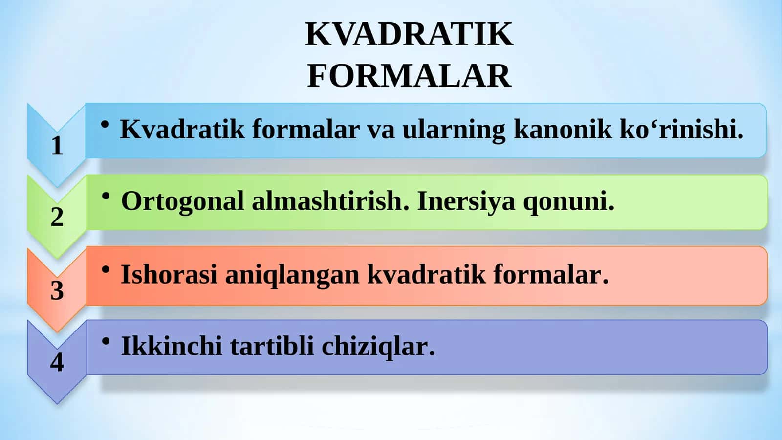 Kvadratik formal 1