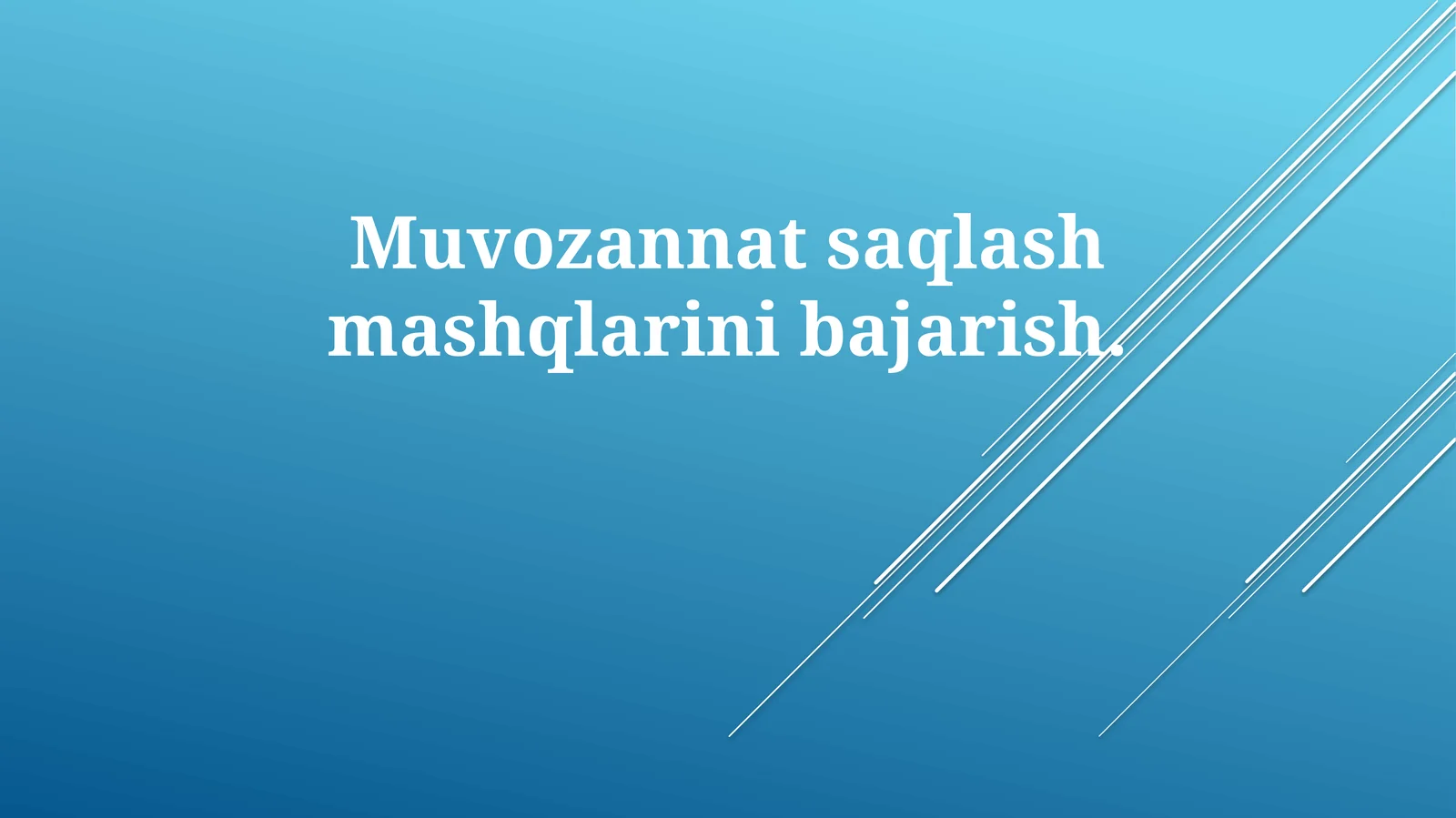 Xotira Texnikalari va Usullari 1
