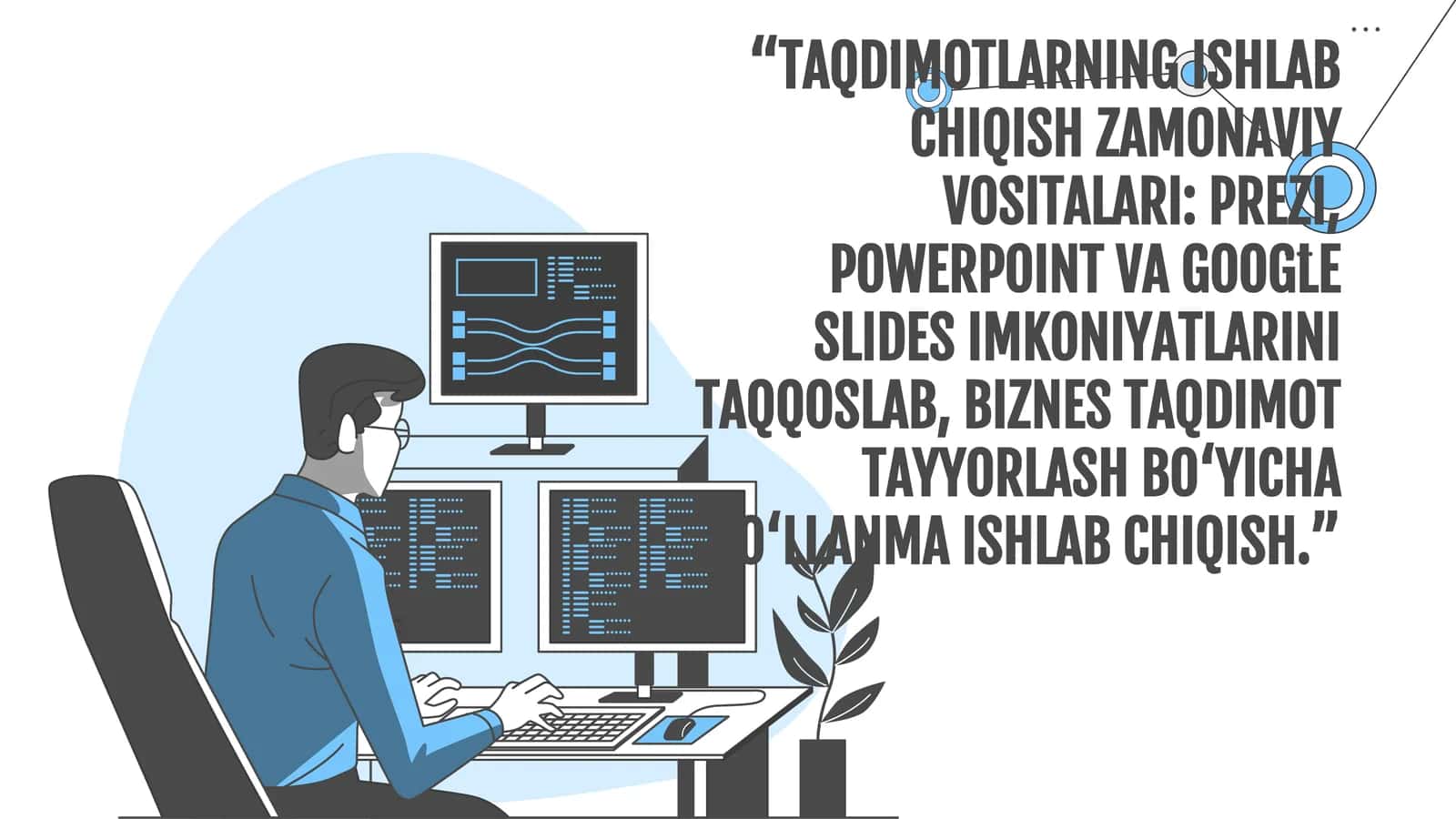 Taqdimotlarning ishlab chiqish zamonaviy vositalari 1