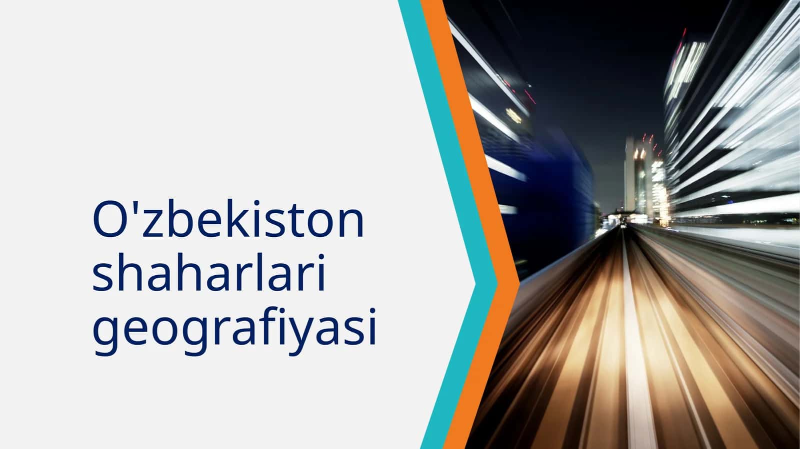 O'zbekiston shaharlari geografiyasi 1