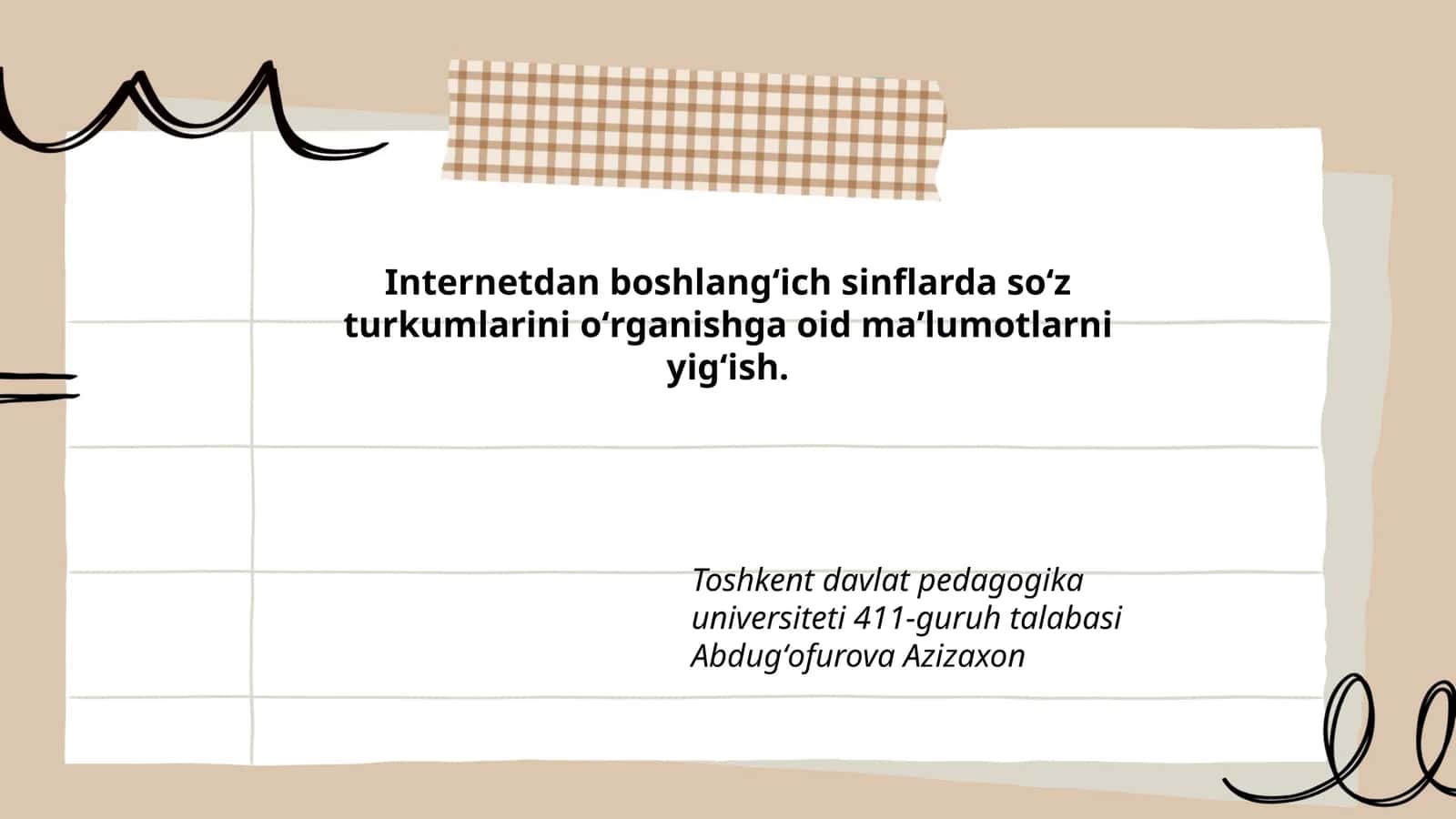 Internetdan boshlangʻich sinflarda soʻz turkumlarini oʻrganishga oid maʼlumotlarni yigʻish 1