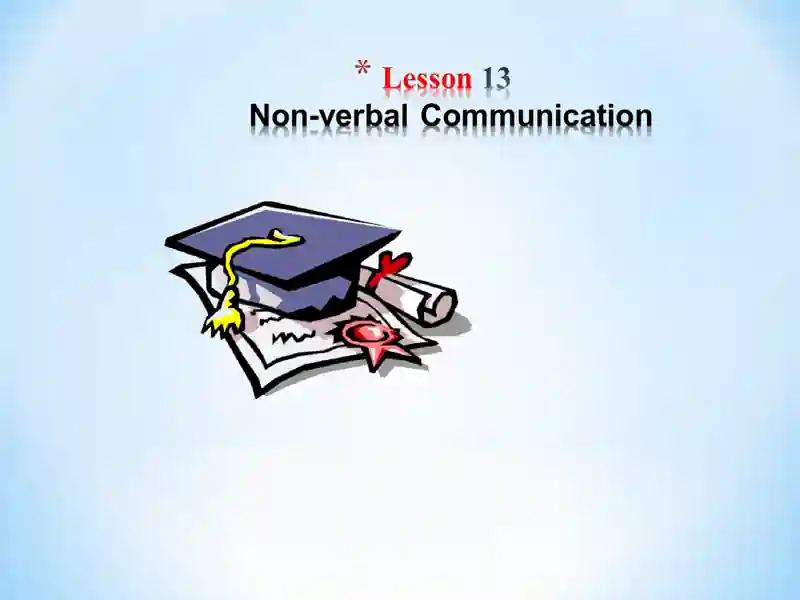 Non-verbal Communication