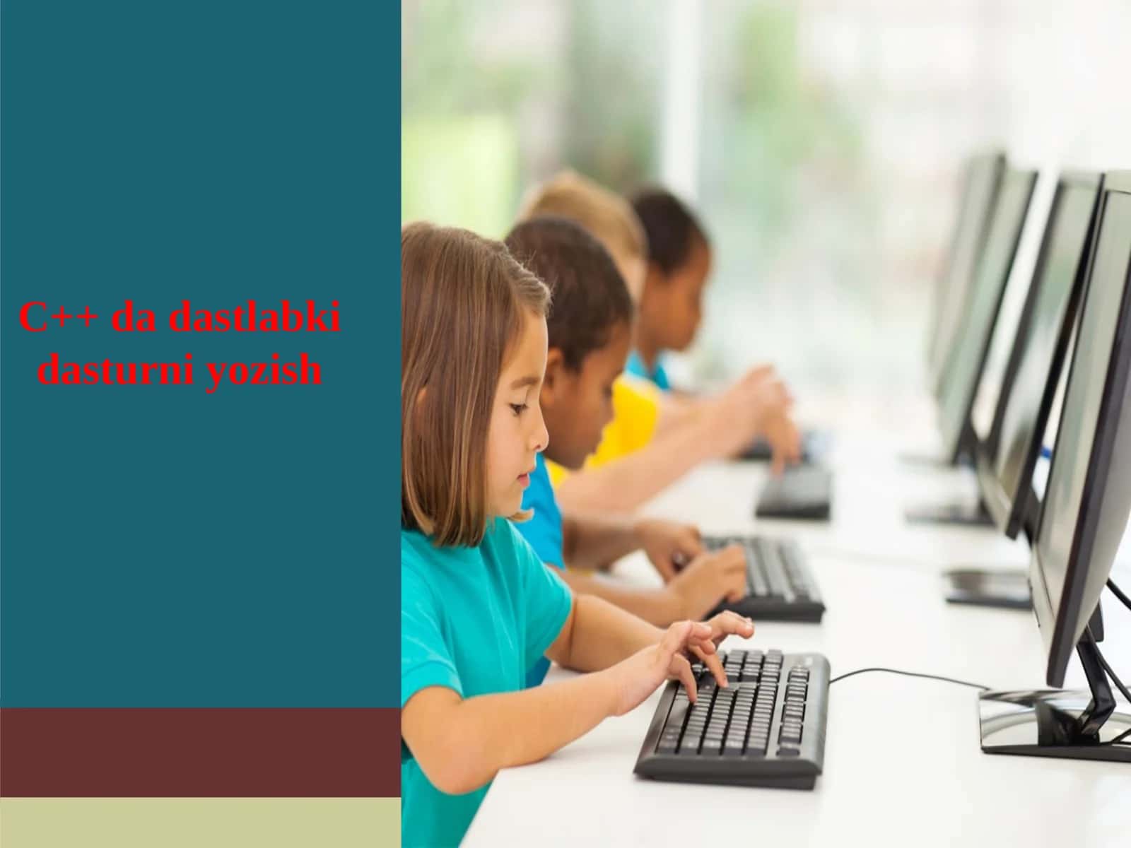 C++ da dastlabki dasturni yozish 1