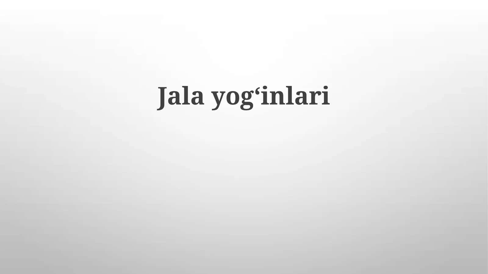 Suv ofatlari: Global Tahdid 1
