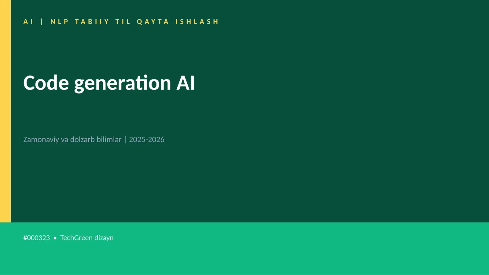 Code generation AI 1