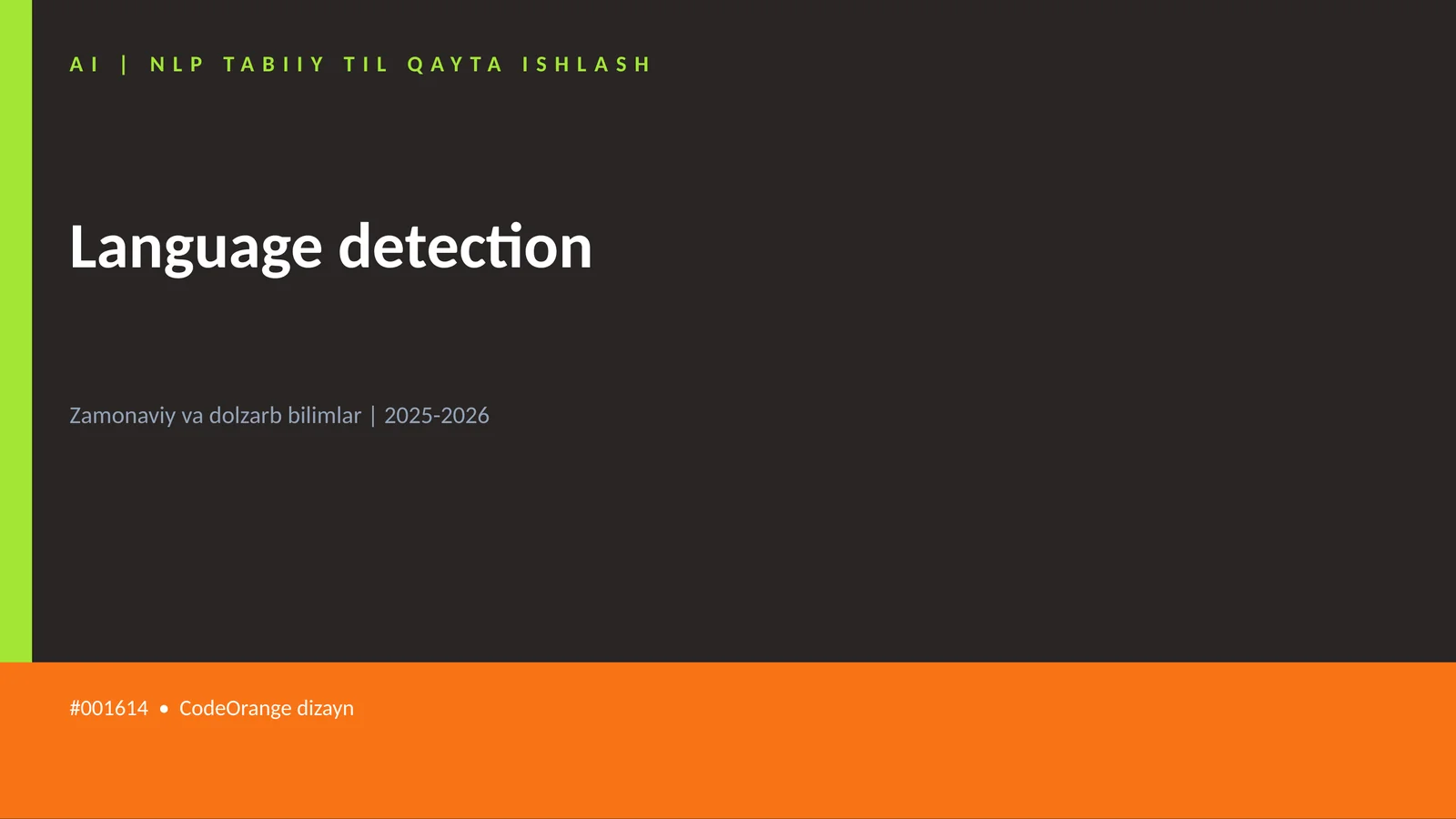 Language detection 1