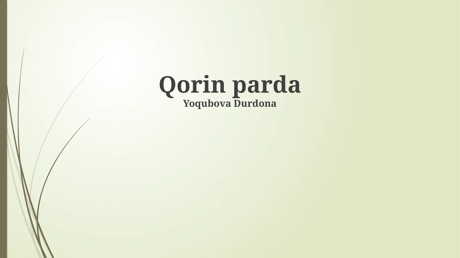 Qorin parda 1