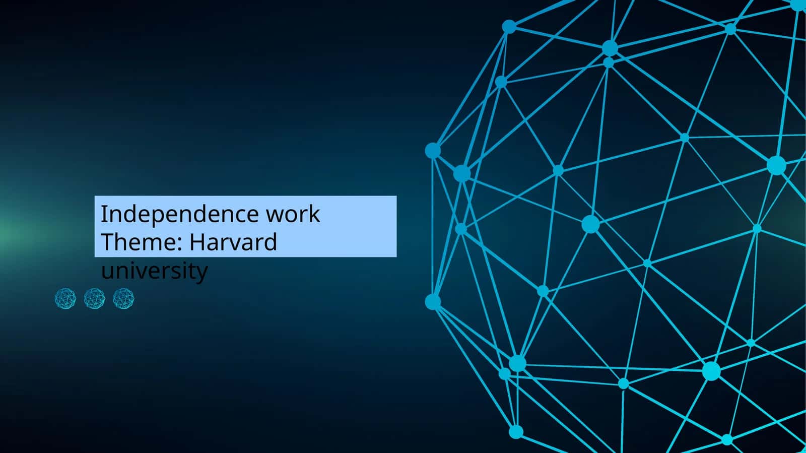 Independence work 1