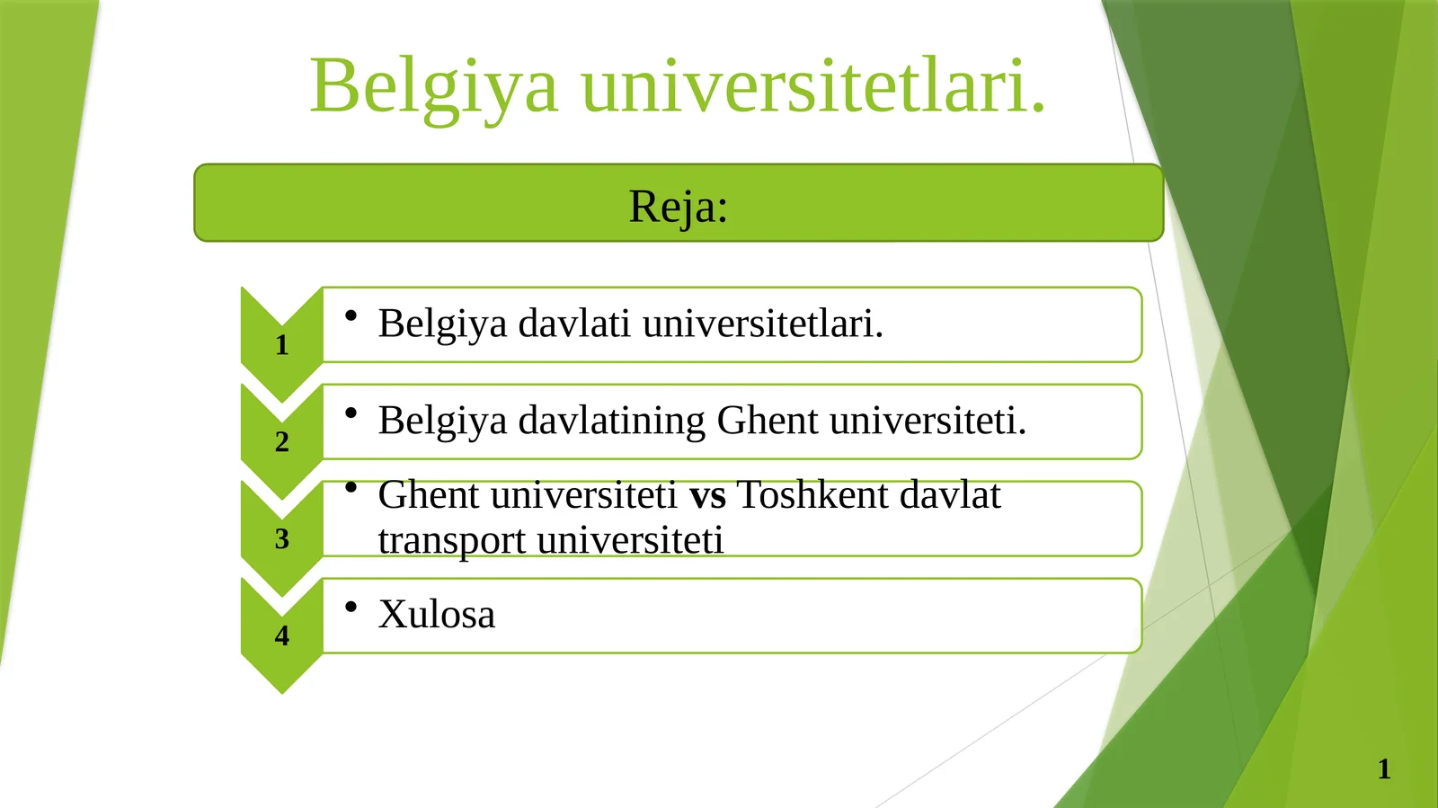 Belgiya universitetlari 1
