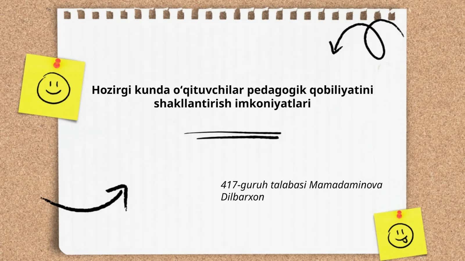 Oʻqituvchilar pedagogik qobiliyatini shakllantirish 1