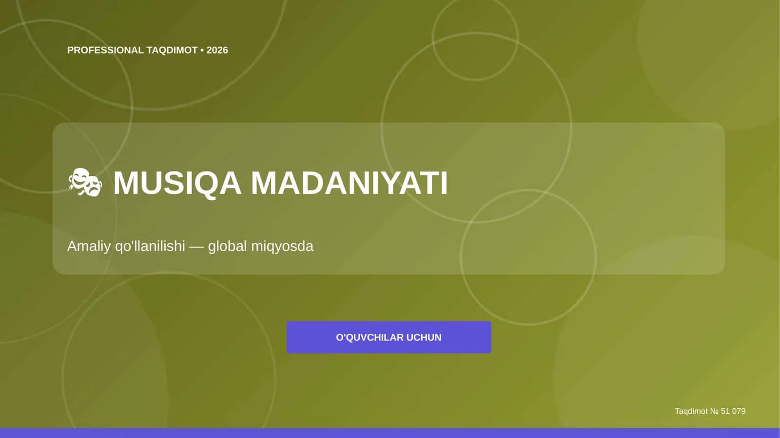 MUSIQA MADANIYATI 1