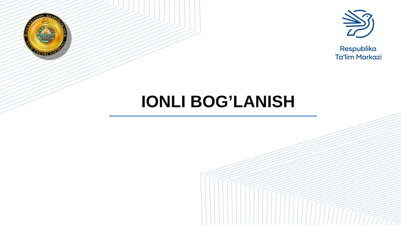 Ion bog'lanish 1
