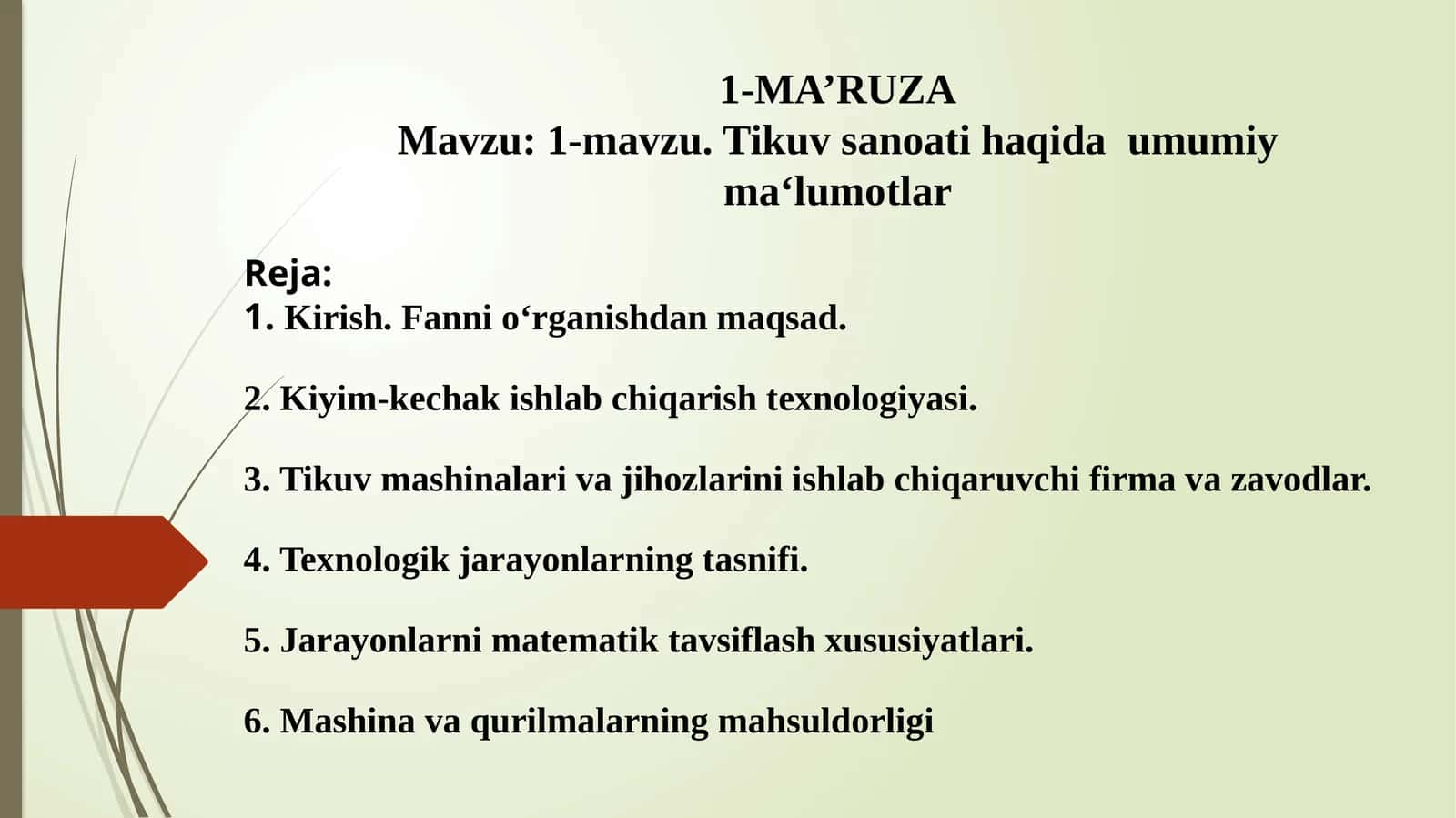 1-mavzu.Tikuvsanoatihaqidaumumiyma‘lumotlar 1