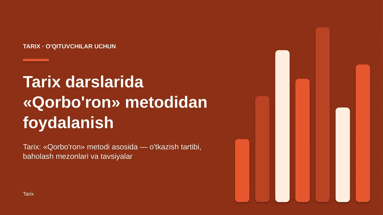 tarix darslarida qorbo'ron metodidan foydalanish 7259 1
