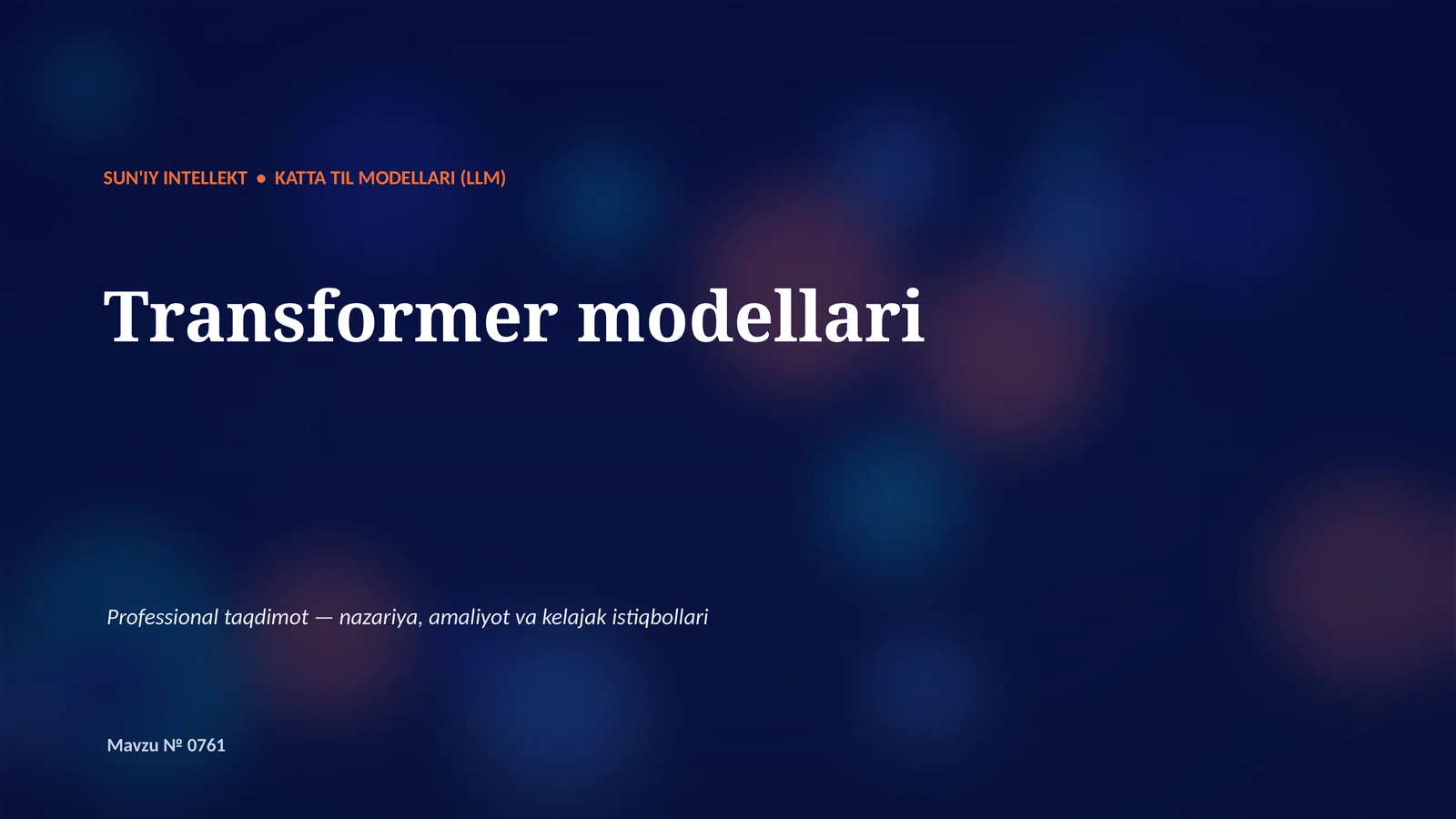KATTA TIL MODELLARI (LLM) 1